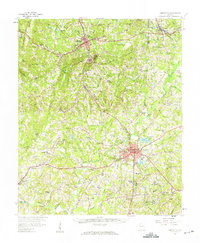 Download a high-resolution, GPS-compatible USGS topo map for Carrollton, GA (1959 edition)