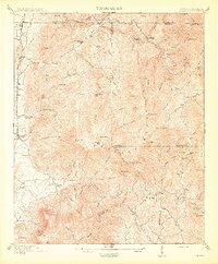 1913 Map of Cohutta