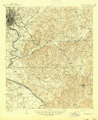 preview thumbnail of historical topo map of Columbus, GA in 1908