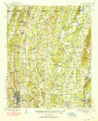 1938 Map of Dalton