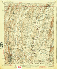 1943 Map of Dalton