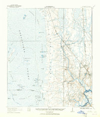1918 Map of Folkston, 1965 Print