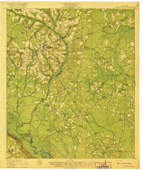 1920 Map of Glennville