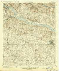 1919 Map of Gough, 1942 Print