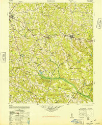 1948 Map of Glascock County, GA