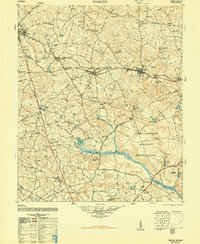 preview thumbnail of historical topo map of Harlem, GA in 1948
