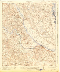 1920 Map of Hilltonia, 1942 Print