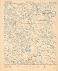 1918 Map of Hinesville