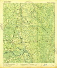 1918 Map of Hortense