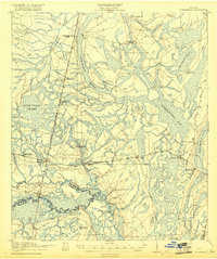1918 Map of Hortense