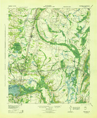 preview thumbnail of historical topo map of Hortense, GA in 1944