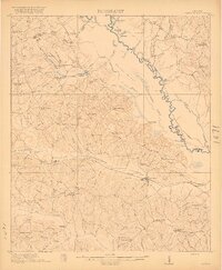 1920 Map of Irwinton
