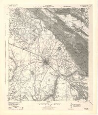 1943 Map of Jesup, GA