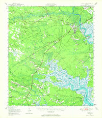 preview thumbnail of historical topo map of Liberty County, GA in 1948