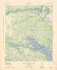 1944 Map of Limerick, 1945 Print