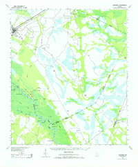 Download a high-resolution, GPS-compatible USGS topo map for Ludowici, GA (1965 edition)