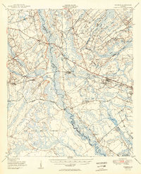 1950 Map of Meldrim