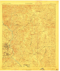 1912 Map of Milledgeville