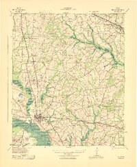 1943 Map of Millen