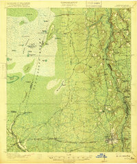 1918 Map of Moniac