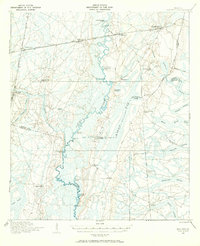 1917 Map of Nahunta, 1970 Print