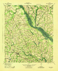 1943 Map of Rocky Ford