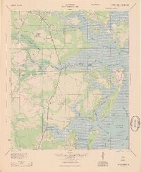 preview thumbnail of historical topo map of McIntosh County, GA in 1945