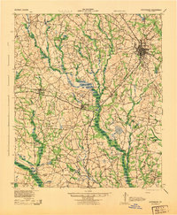 1943 Map of Statesboro