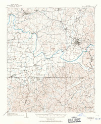 1906 Map of Stilesboro, 1971 Print