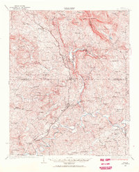 1926 Map of Tate, 1968 Print
