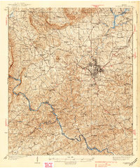 preview thumbnail of historical topo map of Thomaston, GA in 1939