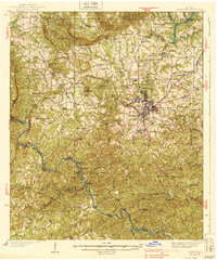 1939 Map of Thomaston, GA