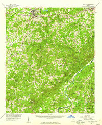 Download a high-resolution, GPS-compatible USGS topo map for Villa Rica, GA (1960 edition)