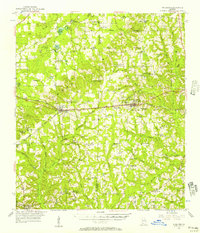1955 Map of Whigham, GA, 1957 Print