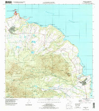 1996 Map of Anahola, 1998 Print