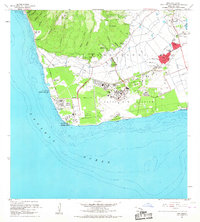 1962 Map of Ewa, 1967 Print