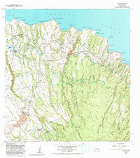 1983 Map of Haiku-Pauwela, HI, 1991 Print