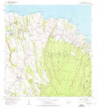 1957 Map of Haiku-Pauwela, HI, 1973 Print