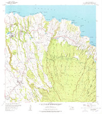 1957 Map of Haiku-Pauwela, HI, 1978 Print