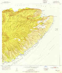 preview thumbnail of historical topo map of Maui County, HI in 1952