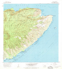 preview thumbnail of historical topo map of Maui County, HI in 1968