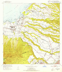 1953 Map of Haleiwa, 1954 Print