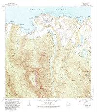 1983 Map of Hanalei, HI
