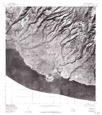 1977 Map of Hanapepe, 1981 Print