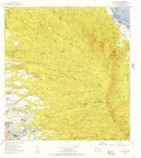 1953 Map of Hauula, 1956 Print
