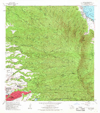 1966 Map of Hauula, HI, 1968 Print