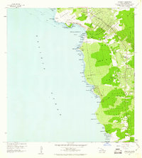 1959 Map of Honaunau, 1960 Print