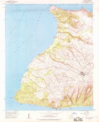 preview thumbnail of historical topo map of Maui County, HI in 1968