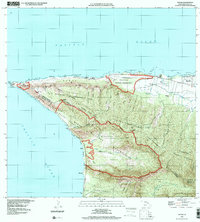preview thumbnail of historical topo map of Honolulu County, HI in 1998