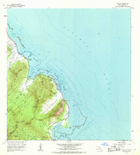 Download a high-resolution, GPS-compatible USGS topo map for Kahana, HI (1968 edition)